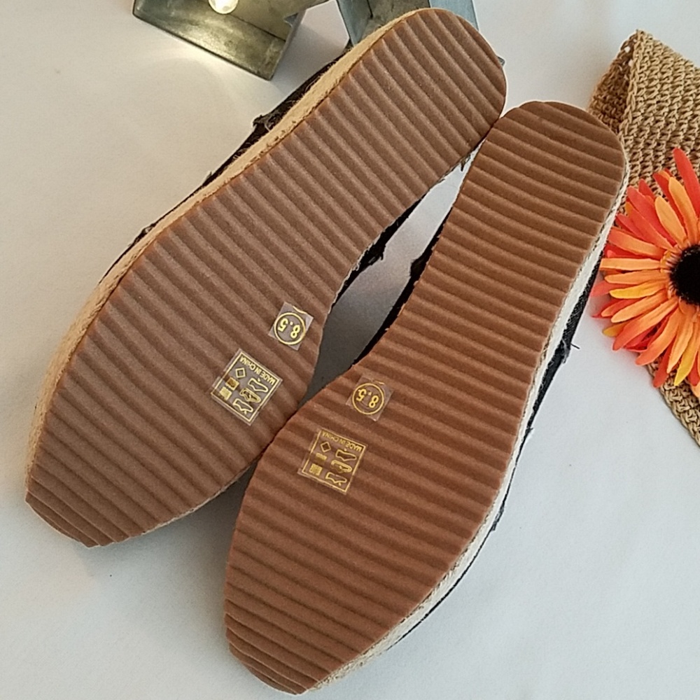 NIB Vtg Sz 6 Havana Espadrille Platform Sneakers - Picture 6 of 8